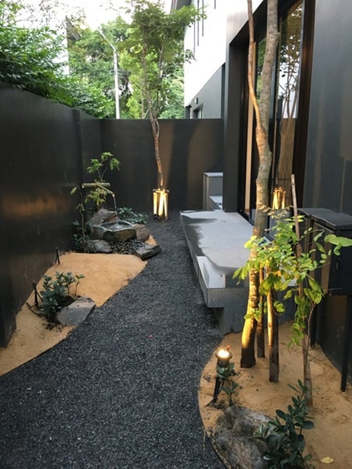 จัดสวนญี่ปุ่นข้างบ้าน