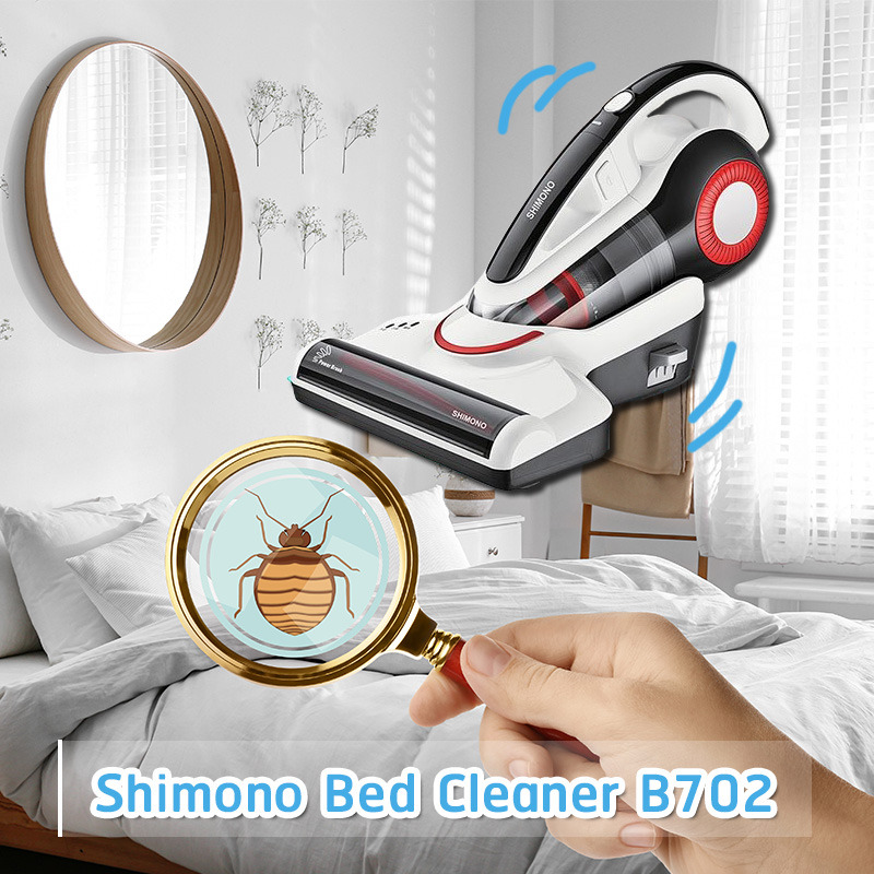 เครื่องดูดไรฝุ่น Shimono Bed Cleaner B702